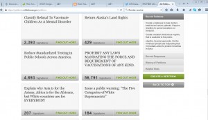 WHPetition showing our stuck numbers 2 27 15