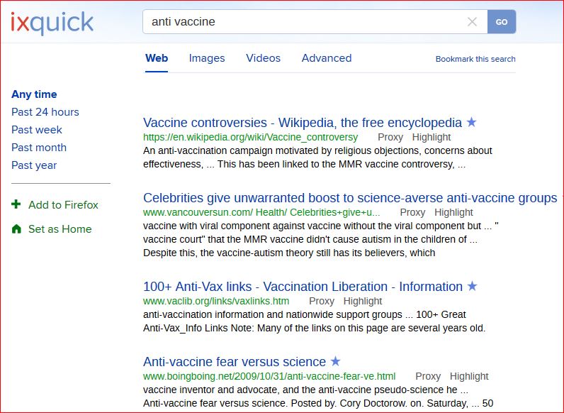 google4.anti vaccine ixquick